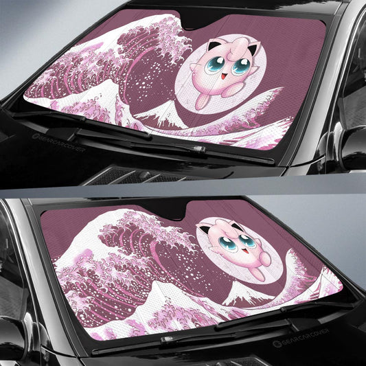 Jigglypuff Car Sunshade Custom Pokemon Car Accessories - Gearcarcover - 2