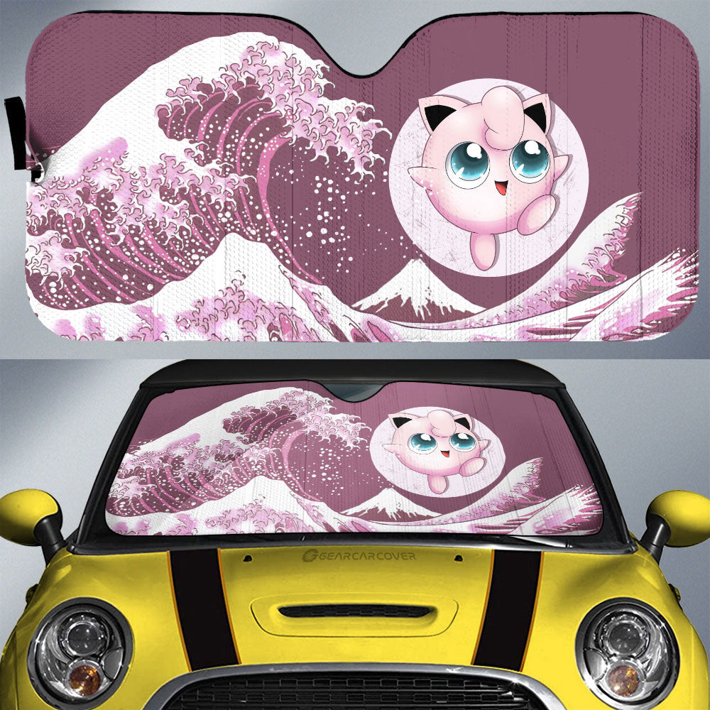 Jigglypuff Car Sunshade Custom Pokemon Car Accessories - Gearcarcover - 1