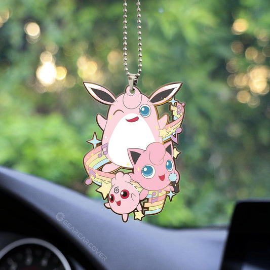 Jigglypuff Ornament Custom Pokemon Evolution Car Accessories - Gearcarcover - 2