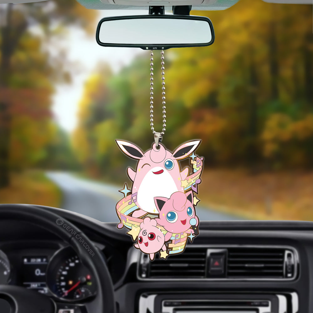 Jigglypuff Ornament Custom Pokemon Evolution Car Accessories - Gearcarcover - 3