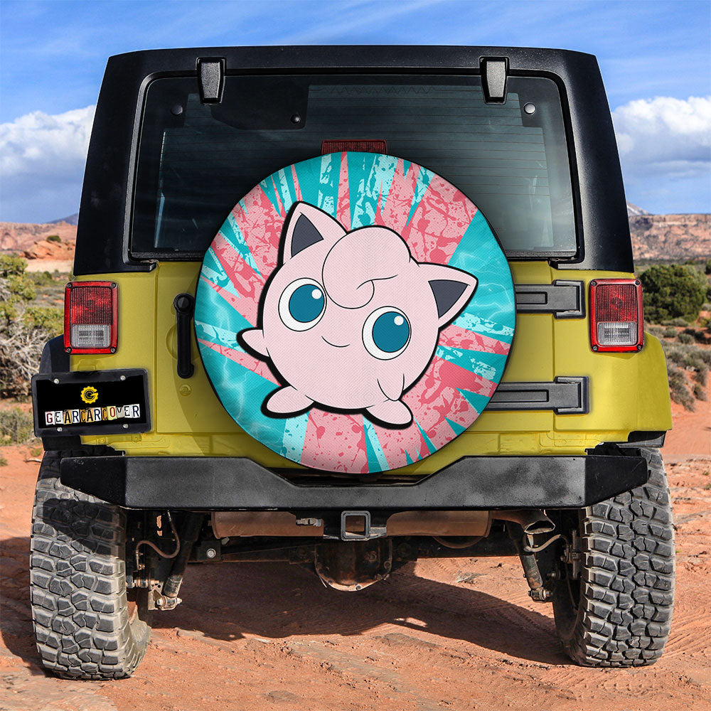 Jigglypuff Spare Tire Cover Custom Anime For Fans - Gearcarcover - 2