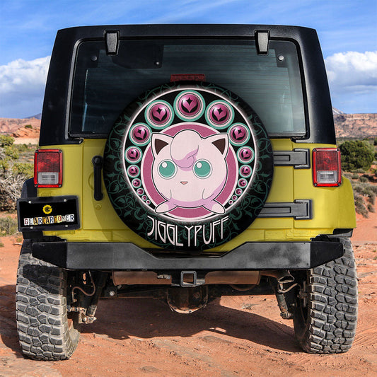 Jigglypuff Spare Tire Cover Custom Anime For Fans - Gearcarcover - 2
