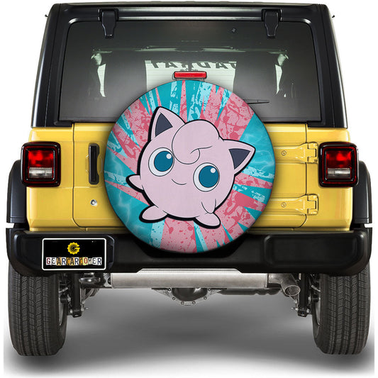 Jigglypuff Spare Tire Cover Custom Anime For Fans - Gearcarcover - 1