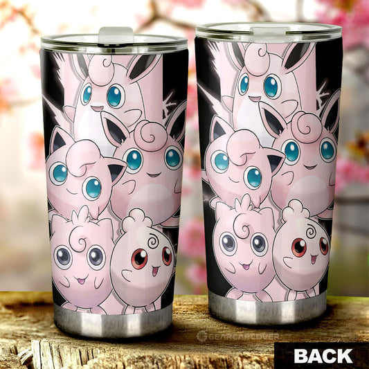 Jigglypuff Tumbler Cup Custom Car Accessories For Fans - Gearcarcover - 2