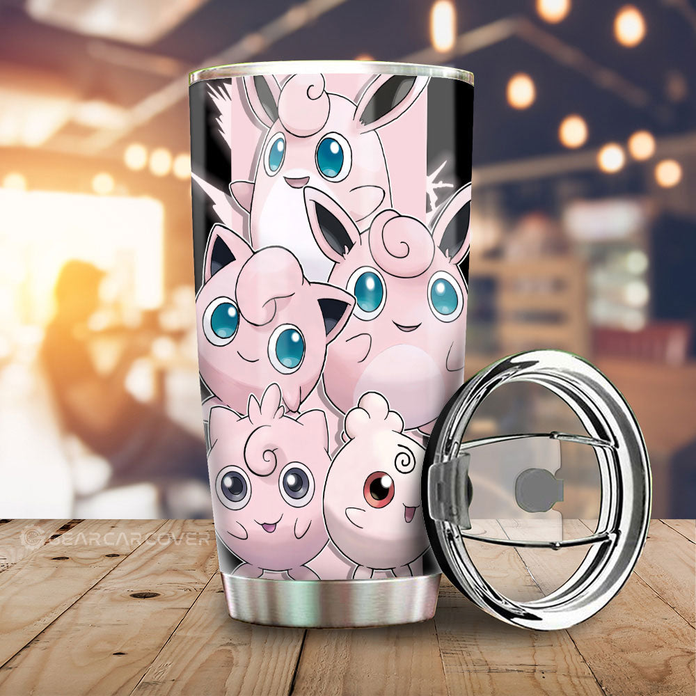 Jigglypuff Tumbler Cup Custom Car Accessories For Fans - Gearcarcover - 1