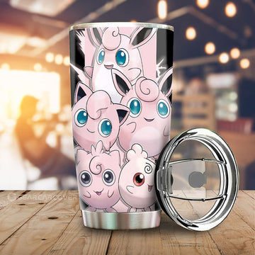 Jigglypuff Tumbler Cup Custom Car Accessories For Fans - Gearcarcover - 1
