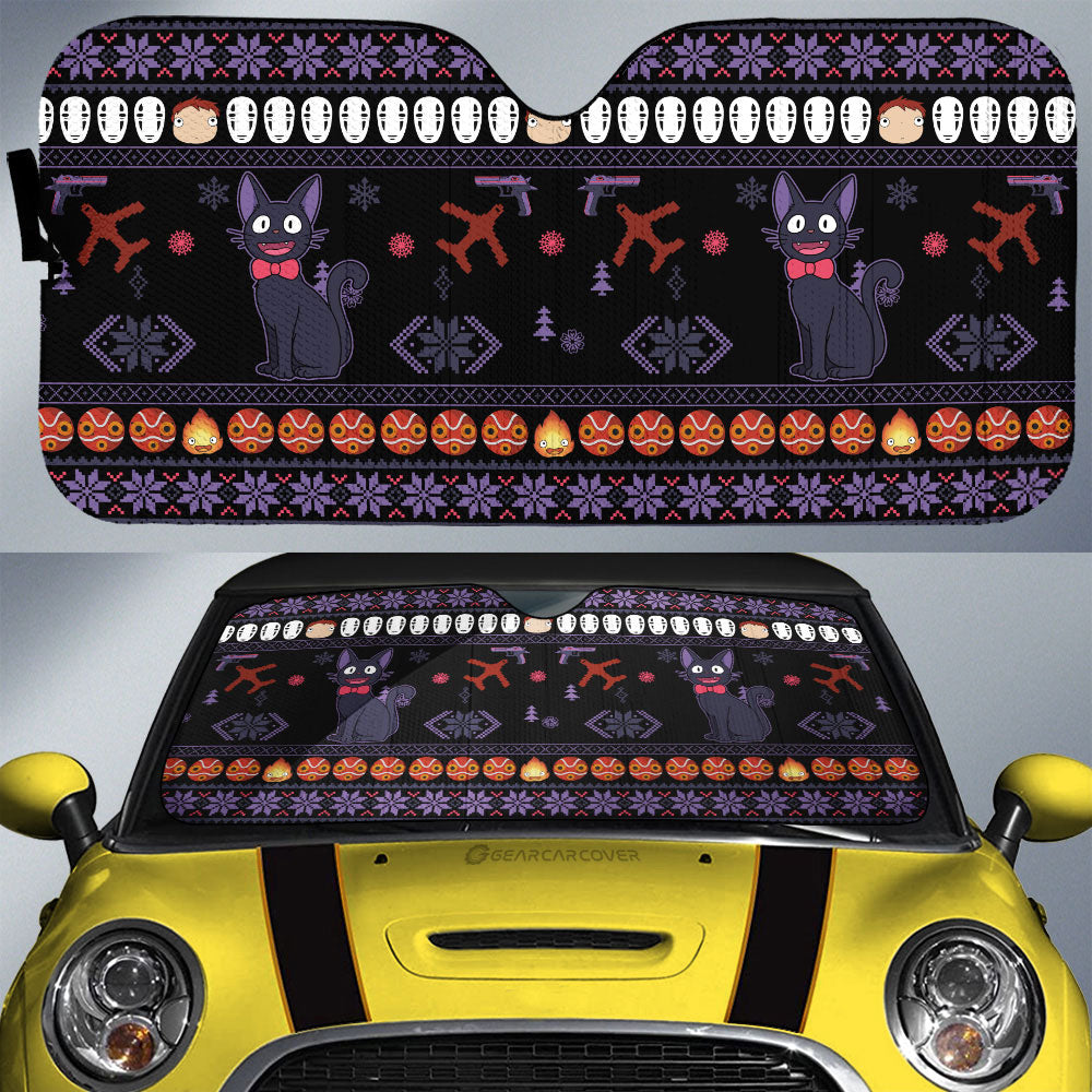 Jiji Cat Car Sunshade Custom Car Accessories - Gearcarcover - 1