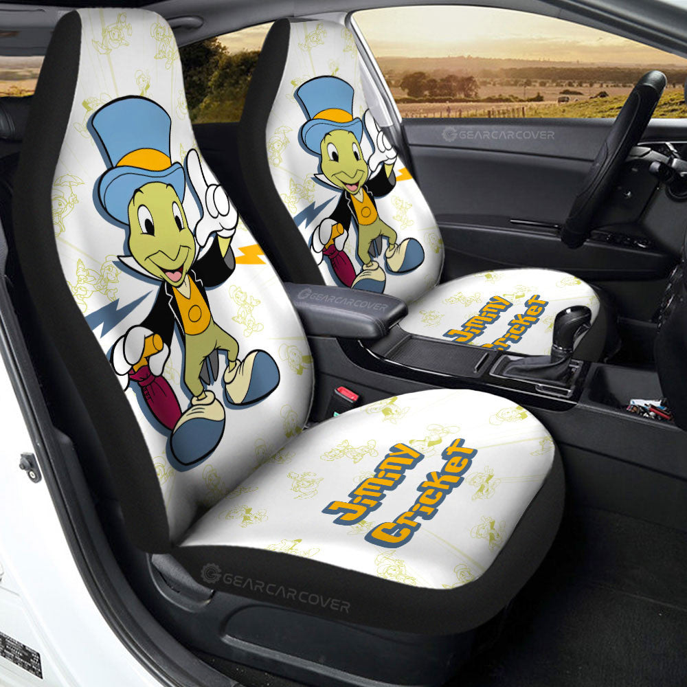 Jiminy Cricket Car Seat Covers Custom Cartoon Car Accessories - Gearcarcover - 1