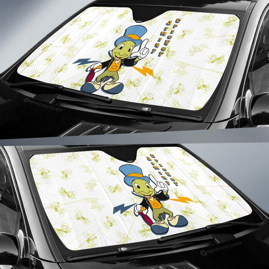 Jiminy Cricket Car Sunshade Custom Cartoon Car Accessories - Gearcarcover - 2