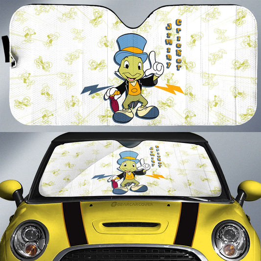 Jiminy Cricket Car Sunshade Custom Cartoon Car Accessories - Gearcarcover - 1