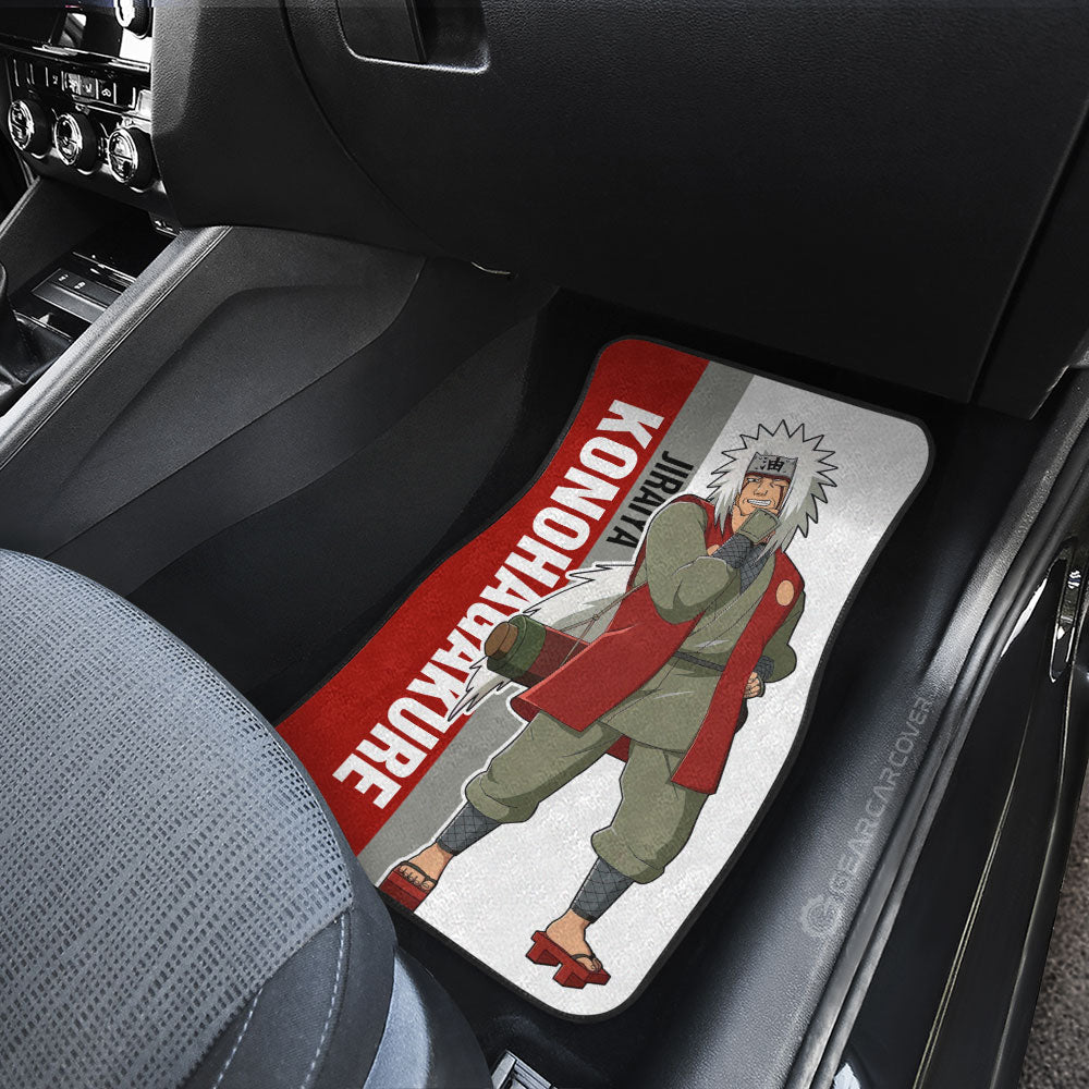 Jiraiya And Car Floor Mats Custom Car Accessories For Fans - Gearcarcover - 4