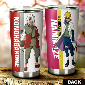 Jiraiya And Minato Tumbler Cup Custom Anime Car Accessories For Fans - Gearcarcover - 1