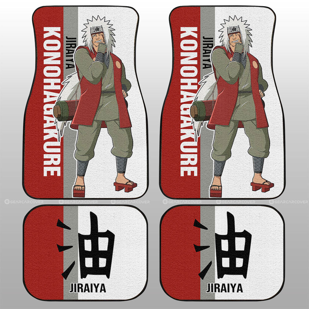 Jiraiya Car Floor Mats Custom Anime Car Accessories - Gearcarcover - 2