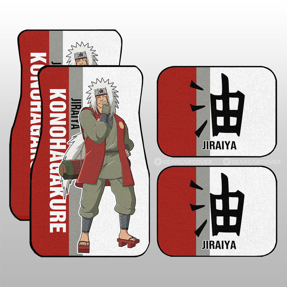 Jiraiya Car Floor Mats Custom Anime Car Accessories - Gearcarcover - 1