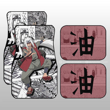 Jiraiya Car Floor Mats Custom Anime Car Accessories Mix Manga - Gearcarcover - 1