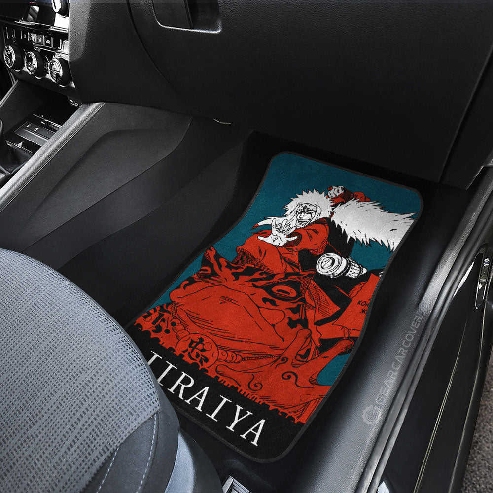 Jiraiya Car Floor Mats Custom Car Accessories Manga Color Style - Gearcarcover - 4