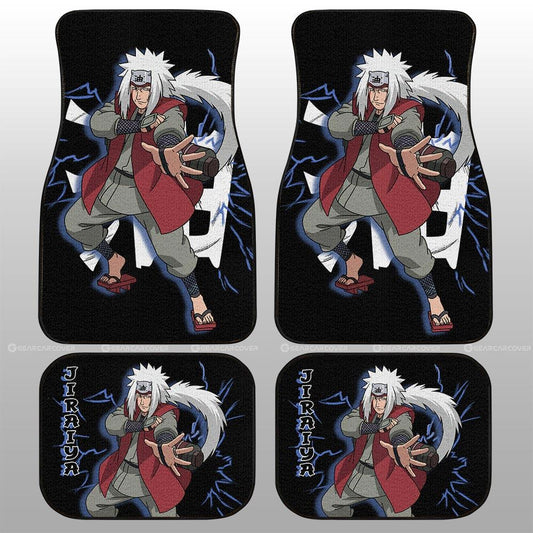 Jiraiya Car Floor Mats Custom NRT - Gearcarcover - 2