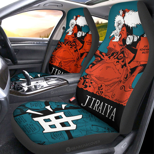 Jiraiya Car Seat Covers Custom Anime Car Accessories Manga Color Style - Gearcarcover - 2