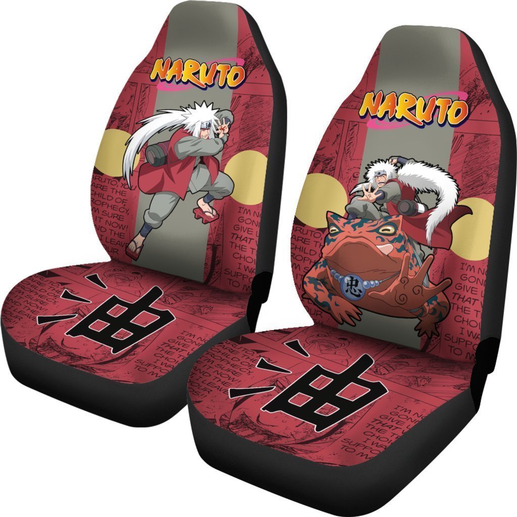 Jiraiya Car Seat Covers Custom Anime Car Interior Accessories - Gearcarcover - 2