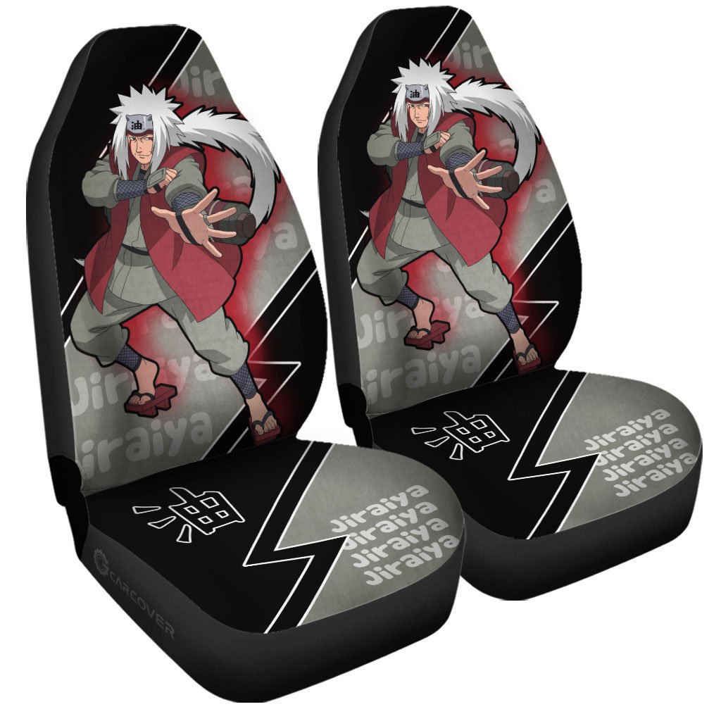 Jiraiya Car Seat Covers Custom Anime Car Interior Accessories - Gearcarcover - 3