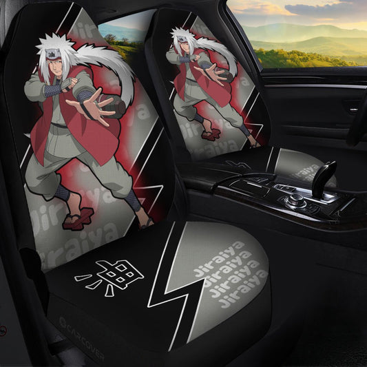 Jiraiya Car Seat Covers Custom Anime Car Interior Accessories - Gearcarcover - 1