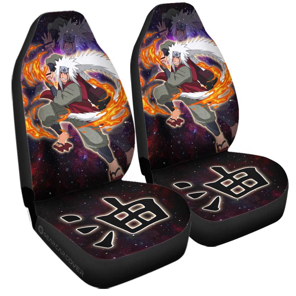 Jiraiya Car Seat Covers Custom Anime Galaxy Style Car Accessories For Fans - Gearcarcover - 3