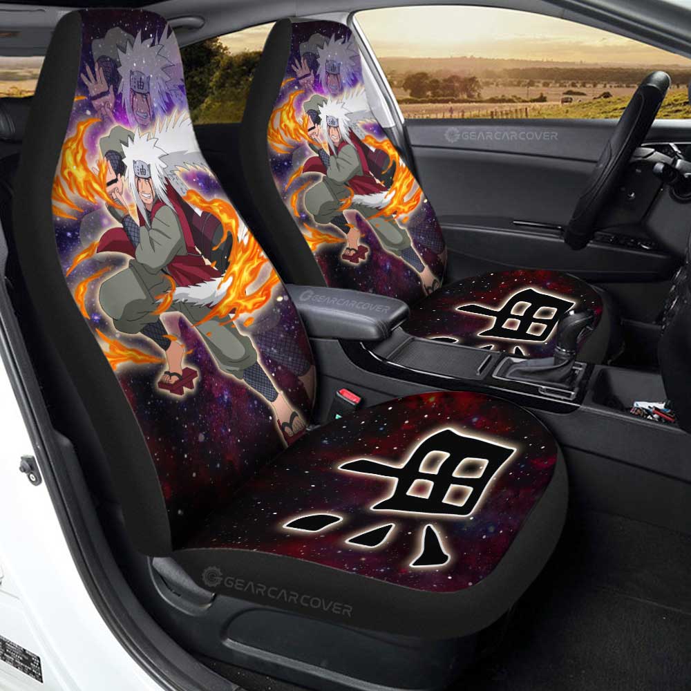 Jiraiya Car Seat Covers Custom Anime Galaxy Style Car Accessories For Fans - Gearcarcover - 1