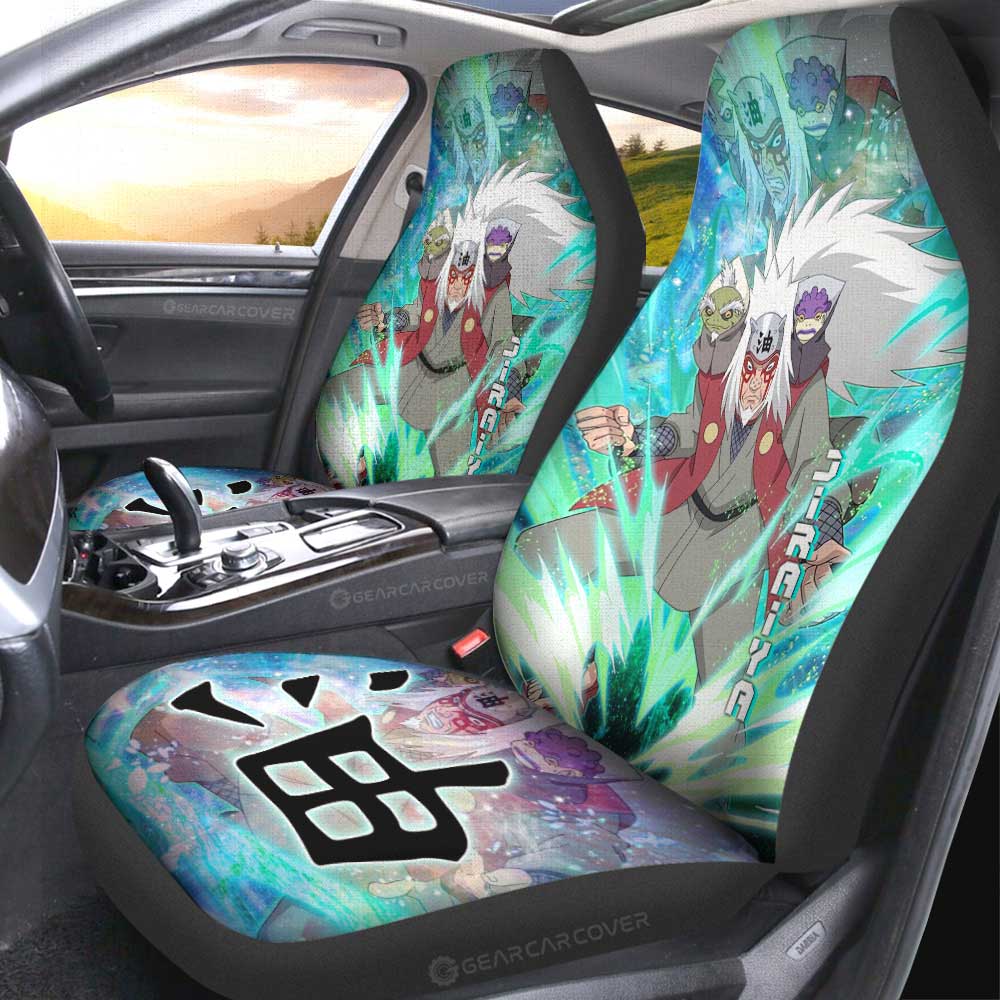 Jiraiya Car Seat Covers Custom Characters Anime Car Accessories - Gearcarcover - 1