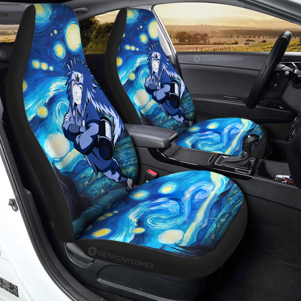 Jiraiya Car Seat Covers Custom Starry Night Styles - Gearcarcover - 2