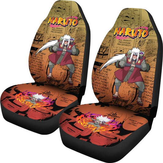 Jiraiya Car Seat Covers Gift For Fan Anime - Gearcarcover - 2