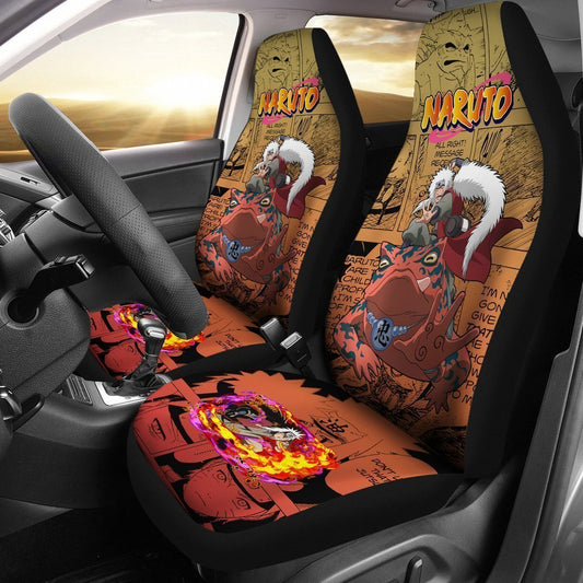 Jiraiya Car Seat Covers Gift For Hard Fan Anime - Gearcarcover - 1