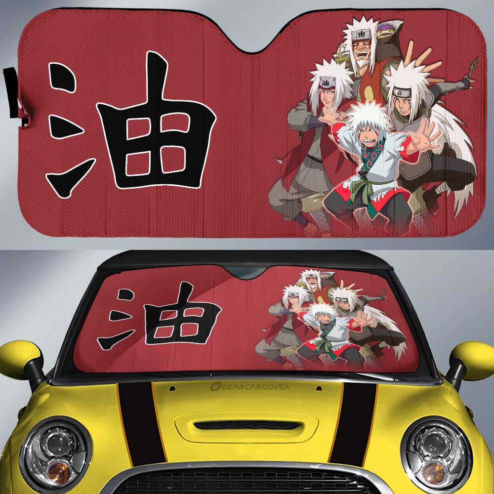 Jiraiya Car Sunshade Custom Car Accessories For Fans - Gearcarcover - 1