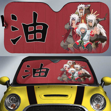 Jiraiya Car Sunshade Custom Car Accessories For Fans - Gearcarcover - 1