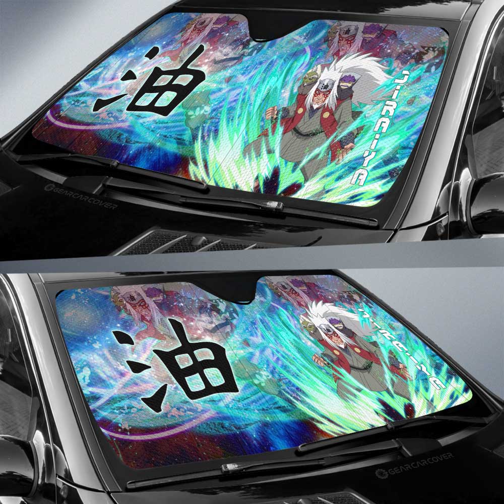 Jiraiya Car Sunshade Custom Characters Anime Car Accessories - Gearcarcover - 2