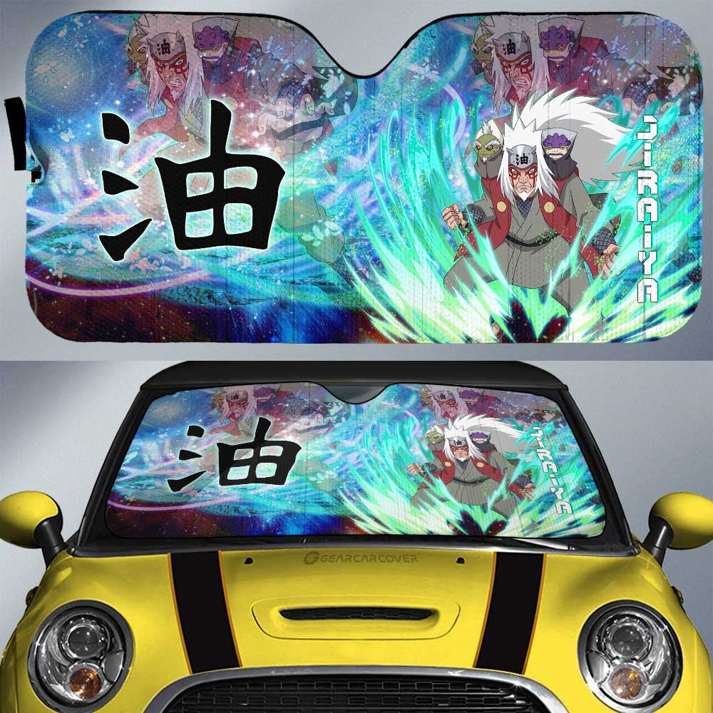 Jiraiya Car Sunshade Custom Characters Anime Car Accessories - Gearcarcover - 1