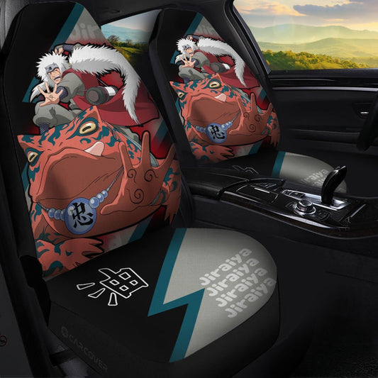 Jiraiya Sage Car Seat Covers Custom Anime Car Interior Accessories - Gearcarcover - 1