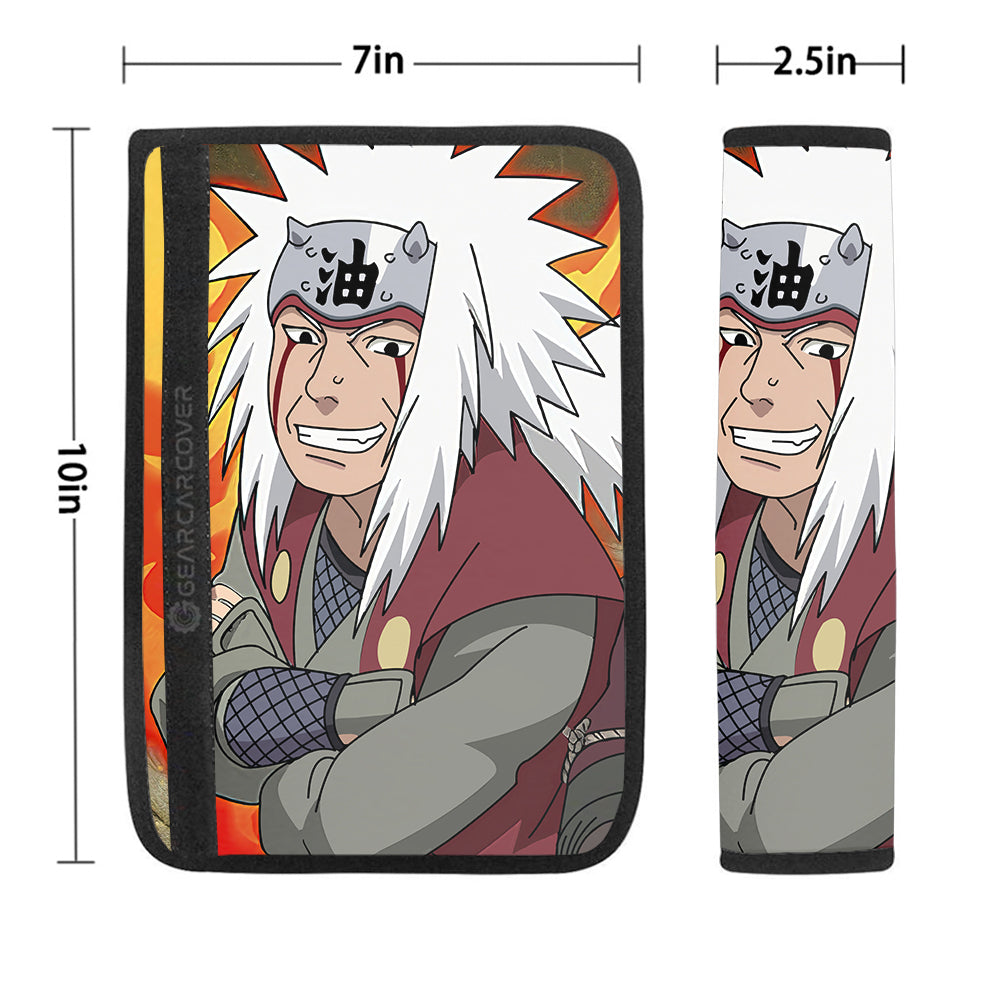 Jiraiya Seat Belt Covers Custom For Anime Fans - Gearcarcover - 1