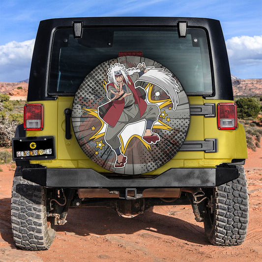 Jiraiya Spare Tire Covers Custom Anime Car Accessories - Gearcarcover - 2