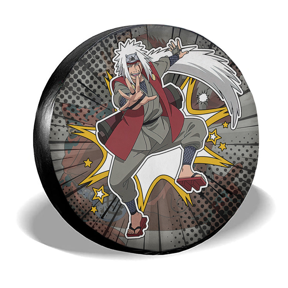 Jiraiya Spare Tire Covers Custom Anime Car Accessories - Gearcarcover - 3