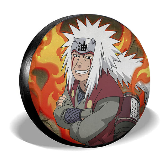 Jiraiya Spare Tire Covers Custom For Anime Fans - Gearcarcover - 2