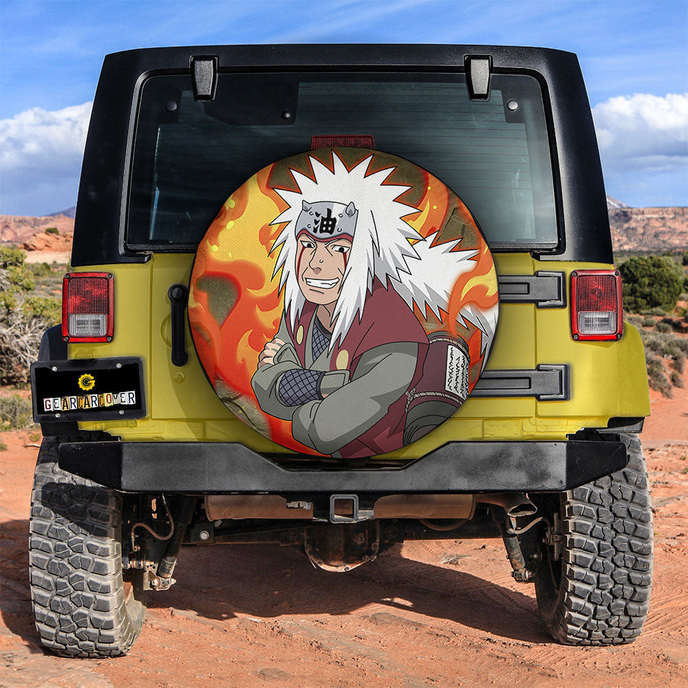 Jiraiya Spare Tire Covers Custom For Anime Fans - Gearcarcover - 3