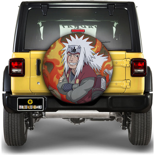 Jiraiya Spare Tire Covers Custom For Anime Fans - Gearcarcover - 1