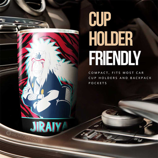 Jiraiya Stainless Steel Tumbler Cup Custom - Gearcarcover - 2