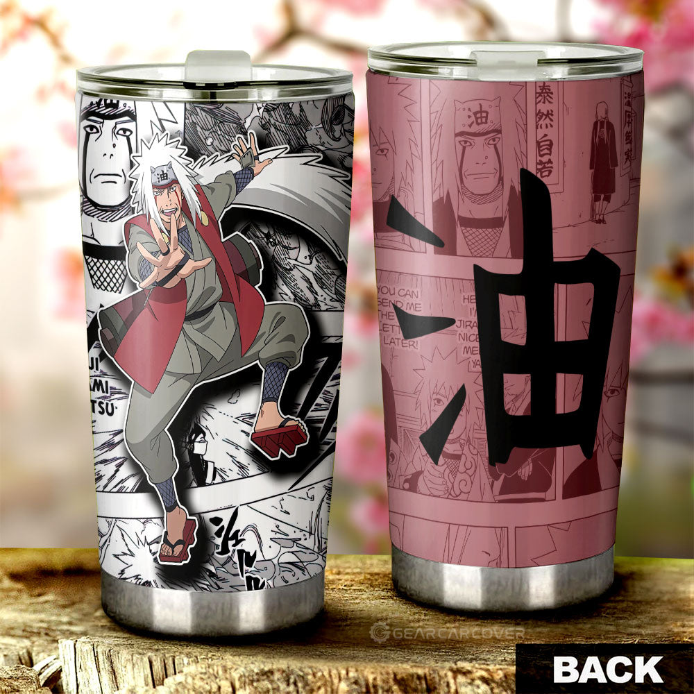 Jiraiya Tumbler Cup Custom Anime Car Accessories Mix Manga - Gearcarcover - 3