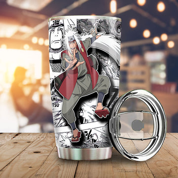 Jiraiya Tumbler Cup Custom Anime Car Accessories Mix Manga - Gearcarcover - 1