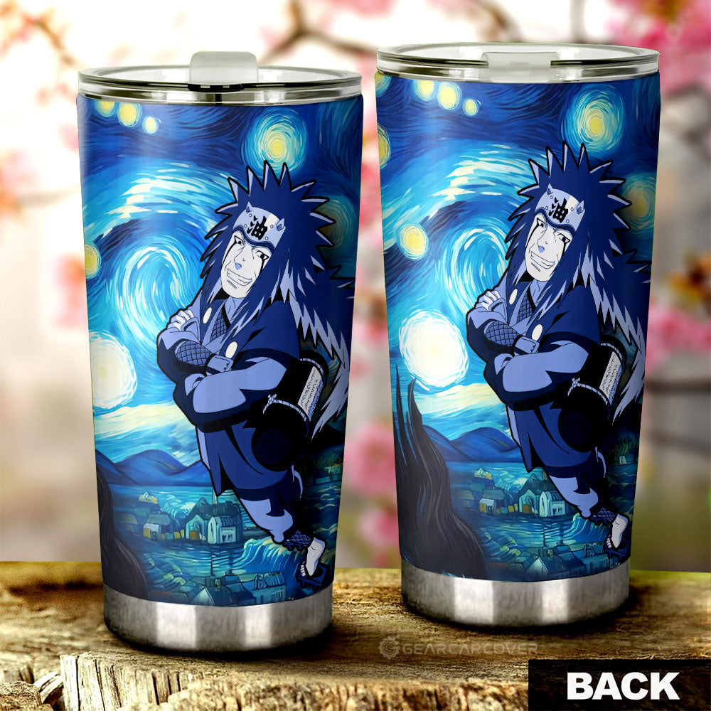 Jiraiya Tumbler Cup Custom Starry Night Styles - Gearcarcover - 2