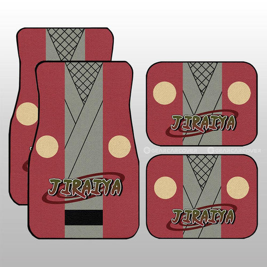 Jiraiya Uniform Car Floor Mats Custom Anime Car Interior Accessories - Gearcarcover - 1