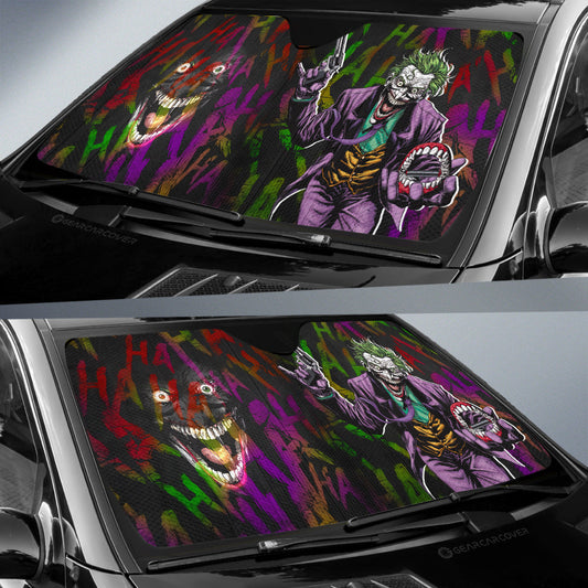 Joker Car Sunshade Custom Movies Car Accessories - Gearcarcover - 2