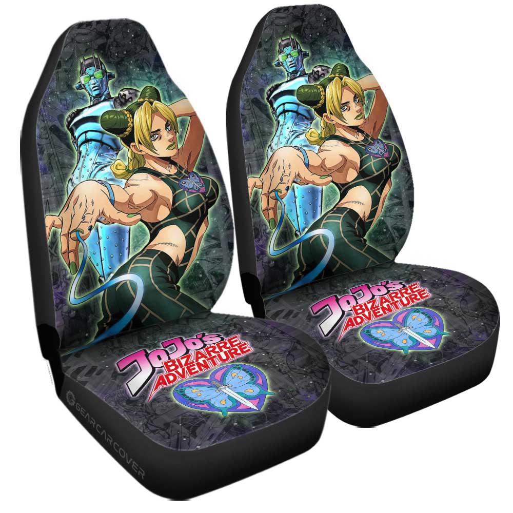 Jolyne Kuujou Car Seat Covers Custom Galaxy Style JJBA Car Accessories - Gearcarcover - 3