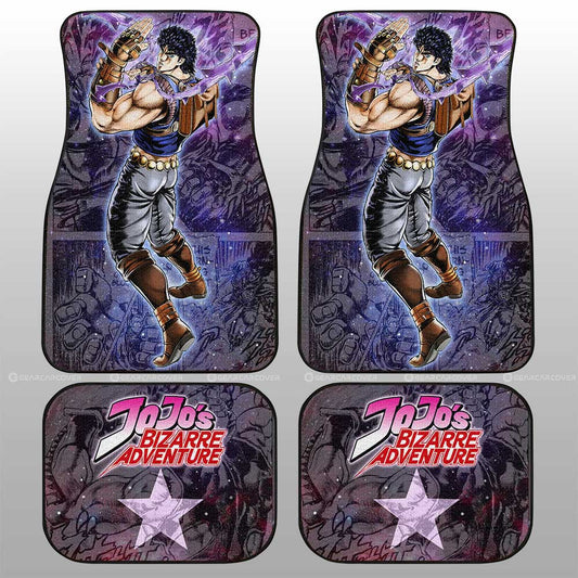 Jonathan Joestar Car Floor Mats Custom Galaxy Style JJBA Car Accessories - Gearcarcover - 2